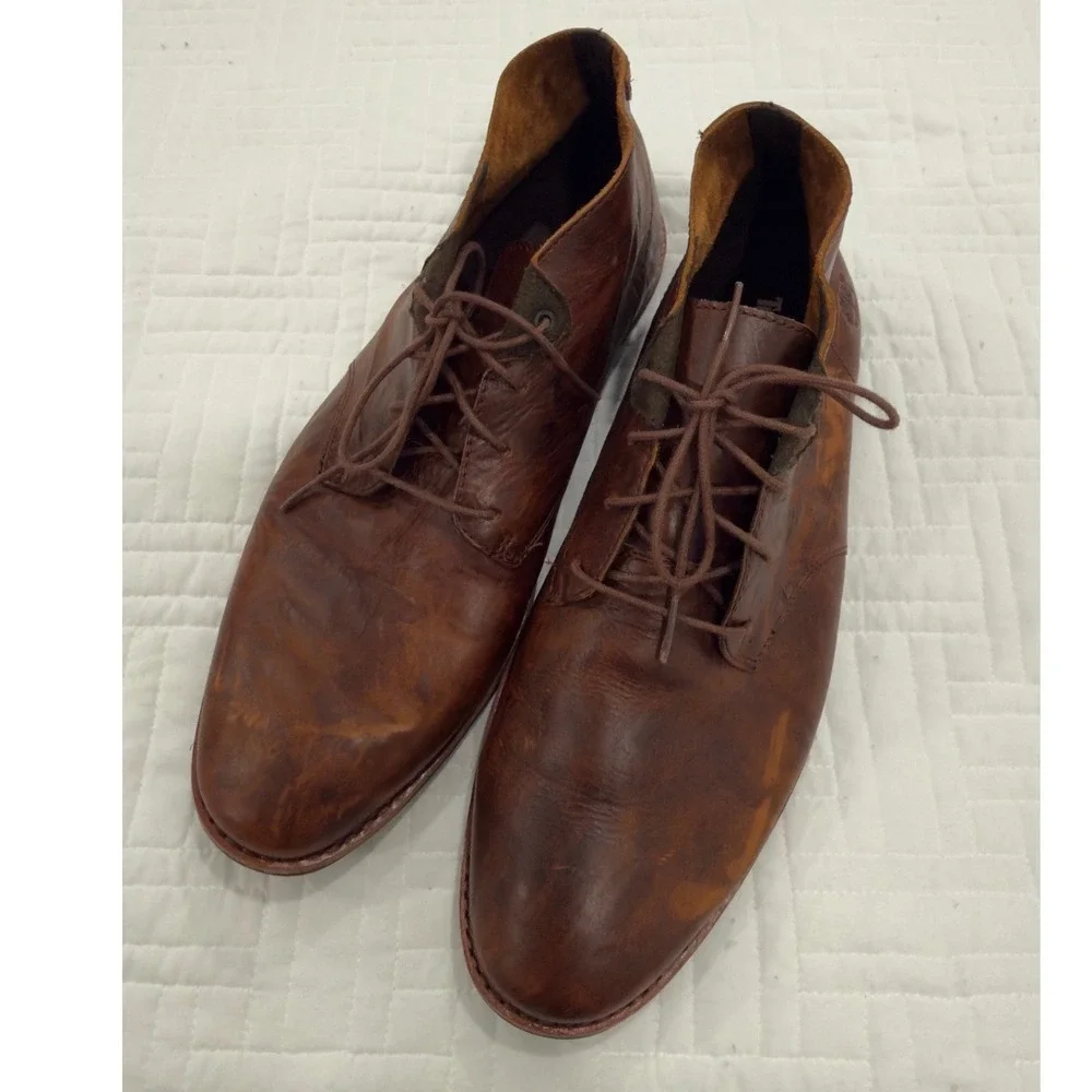Timberland Wodehouse Lost History Brown Leather Chukka Boots Mens 12 A152E